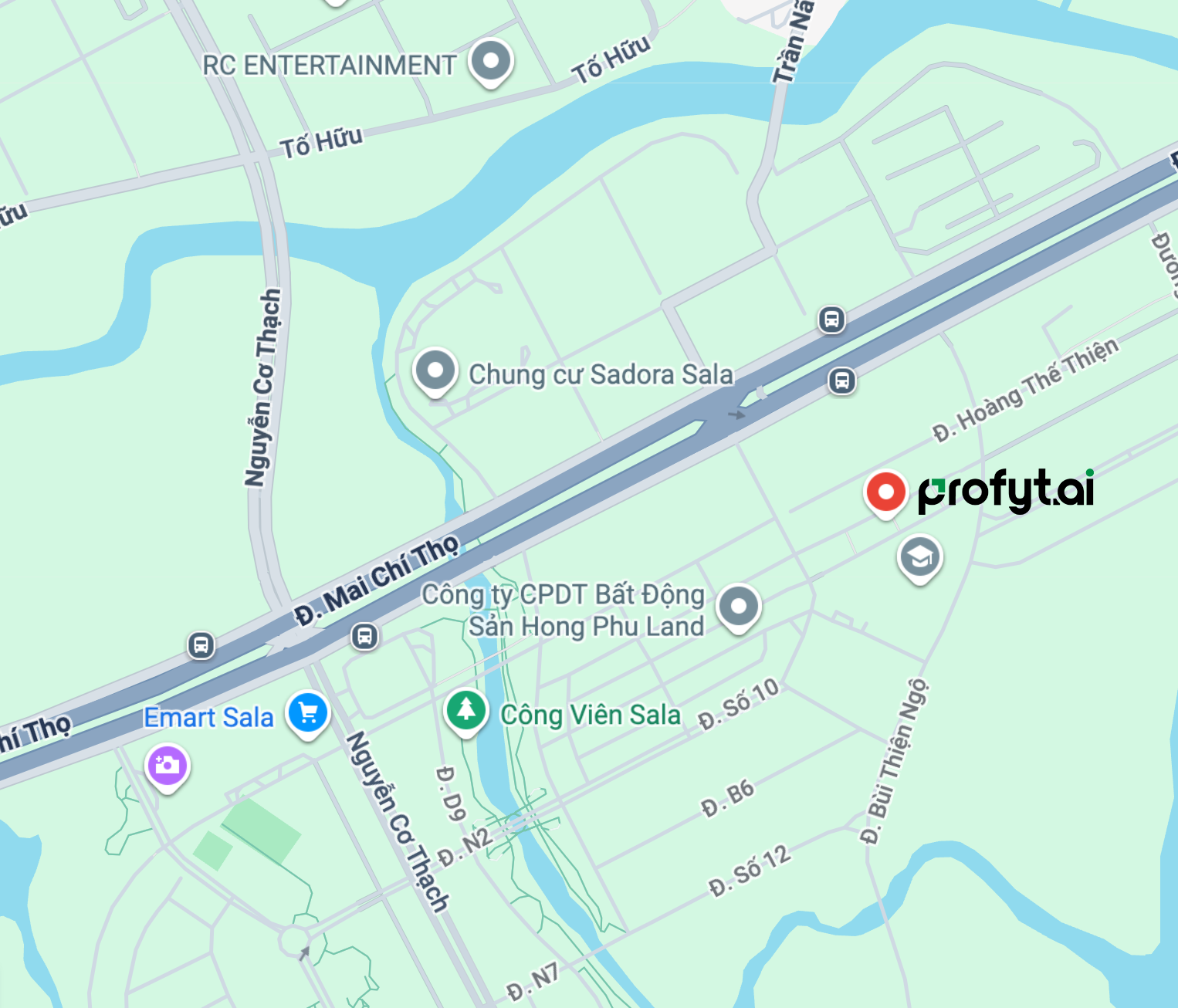 Profyt.ai Location Map - Ho Chi Minh City, Vietnam